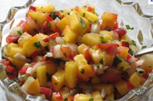 peach salsa