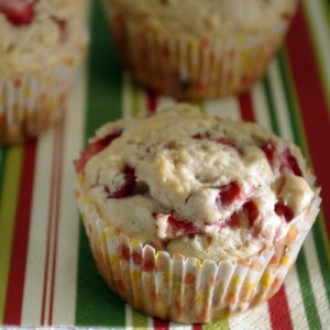 strawberry muffins