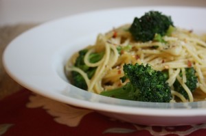 Broccoli Pasta with Mustard-Caper Sauce