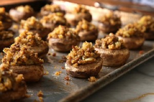 Stuffed Mushrooms with Tofu and Herbs