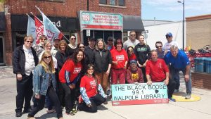 Big Bike riders in Wallaceburg. (May 17th 2016)