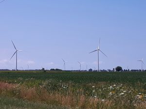 wind turbines