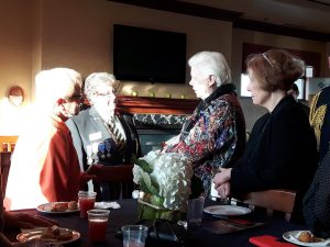 Ontario Lieutenant Governor Elizabeth Dowdeswell chats with Legion members at the Capitol Theatre on November 1, 2016. 