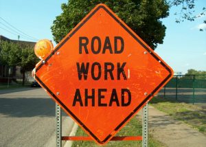 road-work-ahead