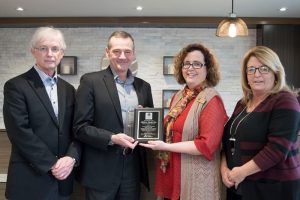 President & CEO (Interim) Ken Deane and Hospital Supervisor Rob Devitt presented a plaque to representatives from Comfort Inn to express CKHA’s gratitude for the ongoing partnership.