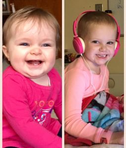 Harlow Foulon is a perfect match for her big sister Hayden, who is undergoing a stem cell transplant. Photo courtesy of #GoTeamHayden 