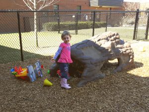 Newly resurfaced YMCA playground provides a cleaner, safer place to play.