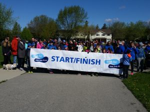 Close to 100 people raised $11,000 at Sunday's BMO Walk So Kids Can Talk in Chatham.