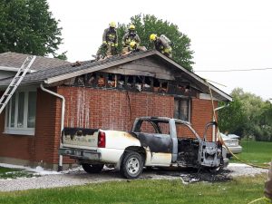 June 15, 2015 fire on Gordon Street, Wallaceburg.