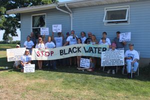 Water Wells First protesters. 