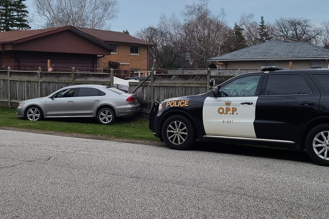 Stolen Vehicle Crashes into Homeowner's Fence - 99.1 FM CKXS | Your ...